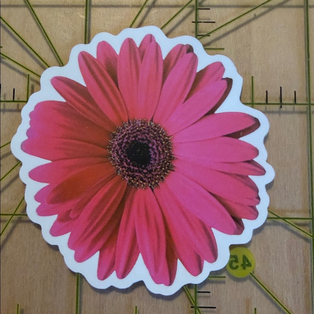 NEW Flower Aesthetic Waterproof Vinyl Sticker